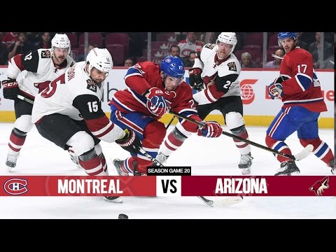 Arizona Coyotes vs. Montreal Canadiens at Gila River Arena