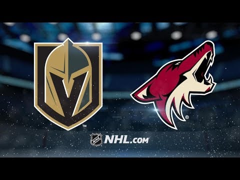 Arizona Coyotes vs. Vegas Golden Knights at Gila River Arena