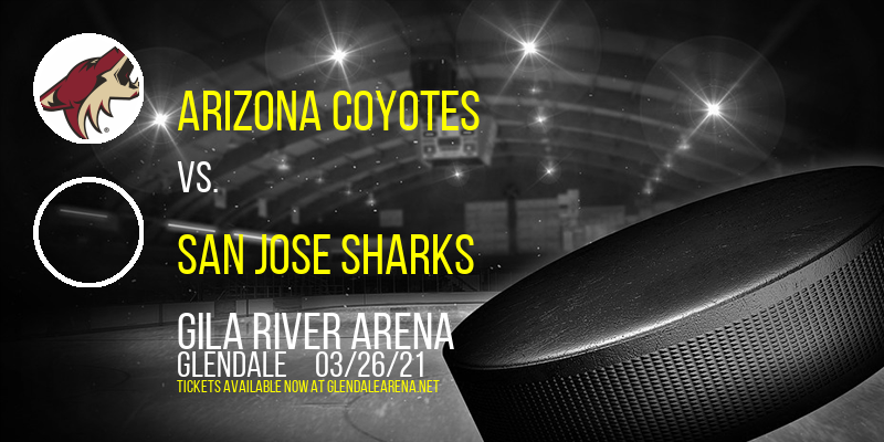 Arizona Coyotes vs. San Jose Sharks at Gila River Arena