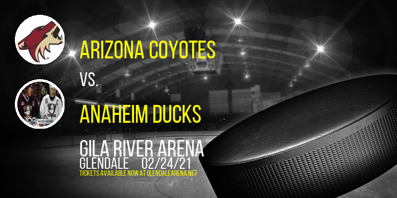 Arizona Coyotes vs. Anaheim Ducks at Gila River Arena