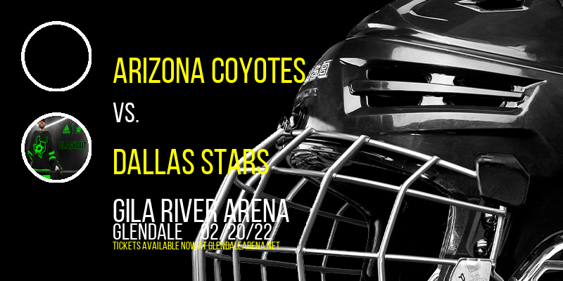 Arizona Coyotes vs. Dallas Stars at Gila River Arena