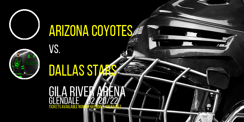 Arizona Coyotes vs. Dallas Stars at Gila River Arena tickets Arizona Coyotes vs. Dallas Stars at Gila River Arena
