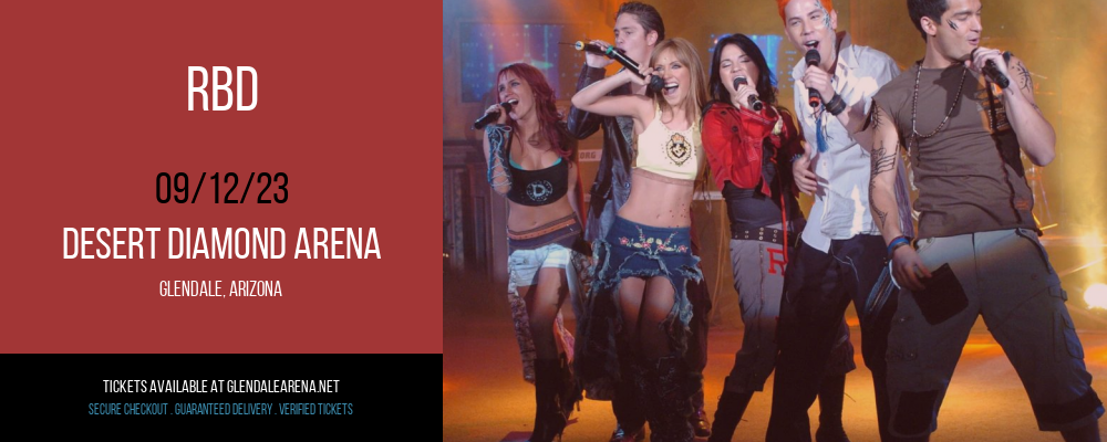 RBD at Gila River Arena tickets RBD at Gila River Arena