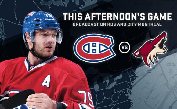 Arizona Coyotes vs. Montreal Canadiens at Gila River Arena