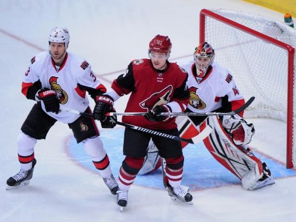 Arizona Coyotes vs. Ottawa Senators at Gila River Arena