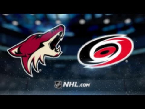 Arizona Coyotes vs. Carolina Hurricanes at Gila River Arena