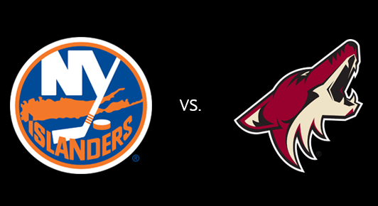 Arizona Coyotes vs. New York Islanders at Gila River Arena