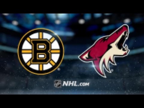 Arizona Coyotes vs. Boston Bruins at Gila River Arena