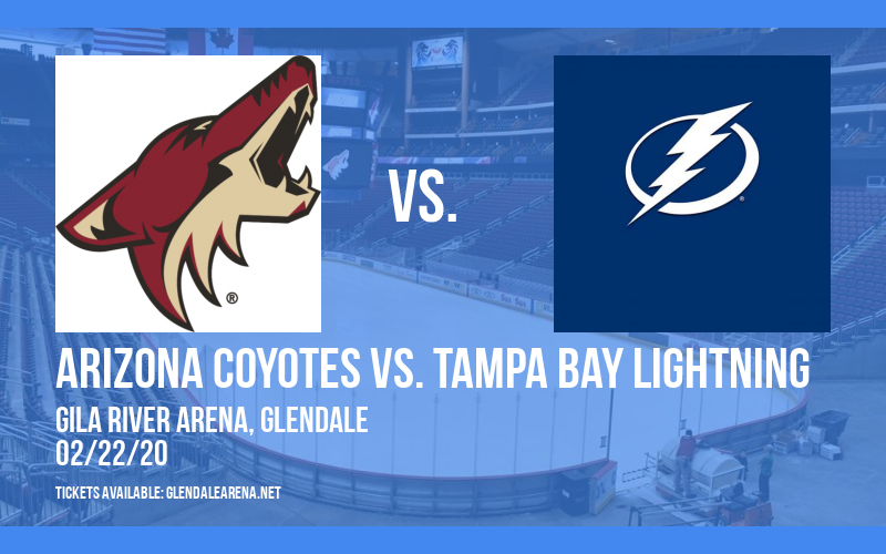 Arizona Coyotes vs. Tampa Bay Lightning at Gila River Arena tickets Arizona Coyotes vs. Tampa Bay Lightning at Gila River Arena