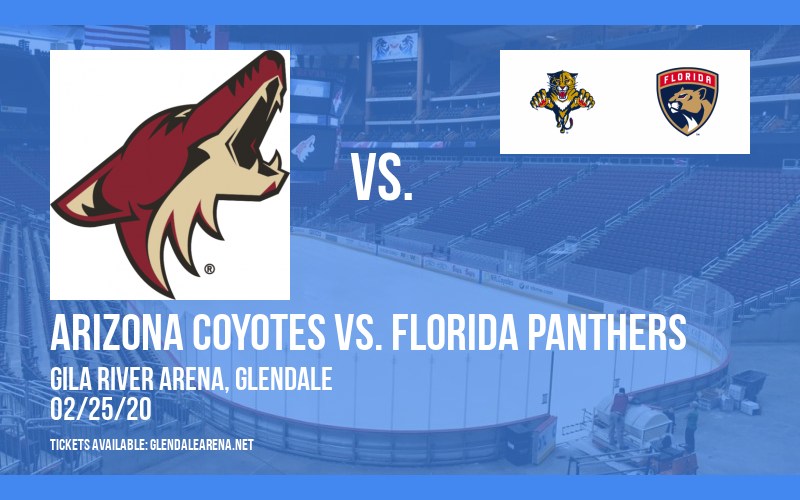 Arizona Coyotes vs. Florida Panthers at Gila River Arena tickets Arizona Coyotes vs. Florida Panthers at Gila River Arena