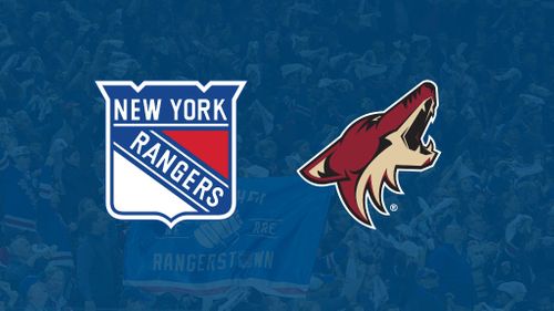 Arizona Coyotes vs. New York Rangers [CANCELLED] at Gila River Arena