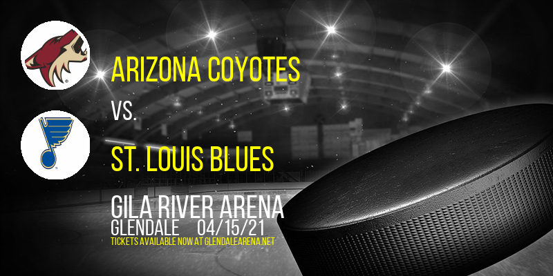 Arizona Coyotes vs. St. Louis Blues at Gila River Arena tickets Arizona Coyotes vs. St. Louis Blues at Gila River Arena