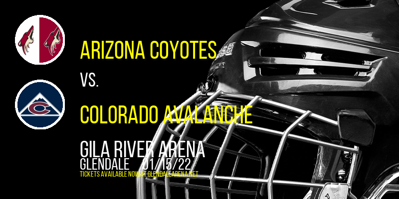 Arizona Coyotes vs. Colorado Avalanche at Gila River Arena tickets Arizona Coyotes vs. Colorado Avalanche at Gila River Arena