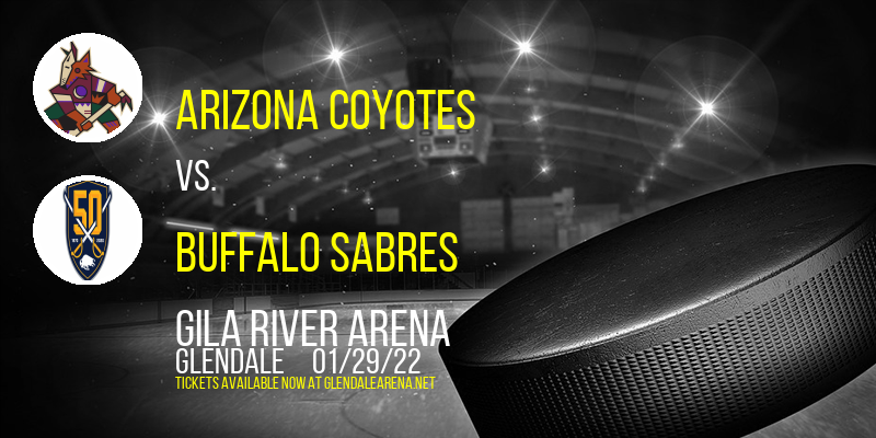 Arizona Coyotes vs. Buffalo Sabres at Gila River Arena tickets Arizona Coyotes vs. Buffalo Sabres at Gila River Arena