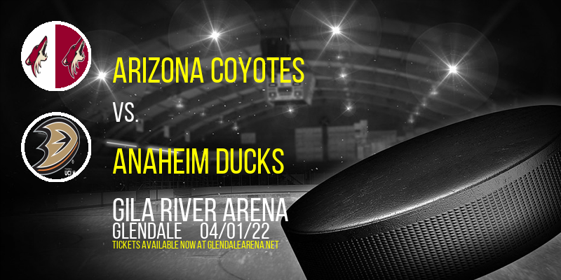 Arizona Coyotes vs. Anaheim Ducks at Gila River Arena tickets Arizona Coyotes vs. Anaheim Ducks at Gila River Arena