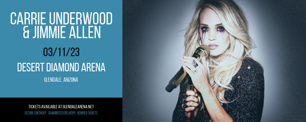 Carrie Underwood & Jimmie Allen at Gila River Arena