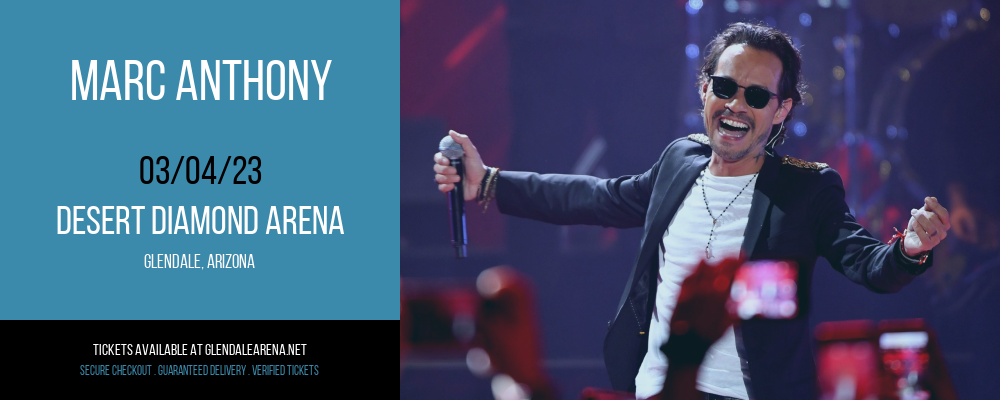 Marc Anthony at Gila River Arena tickets Marc Anthony at Gila River Arena