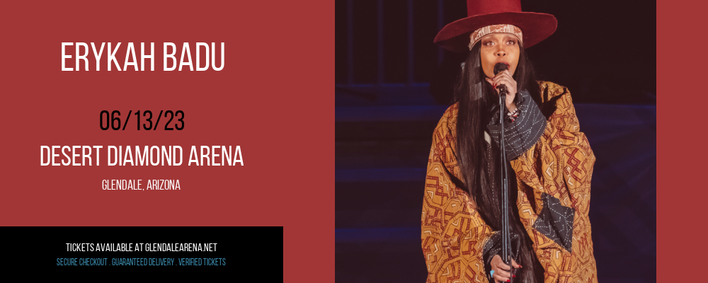 Erykah Badu at Gila River Arena tickets Erykah Badu at Gila River Arena